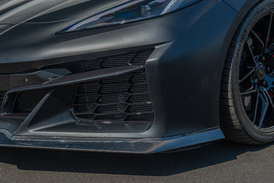 Corvette C8 Z06 Carbon Fiber 3 Pieces Front Lip Splitter