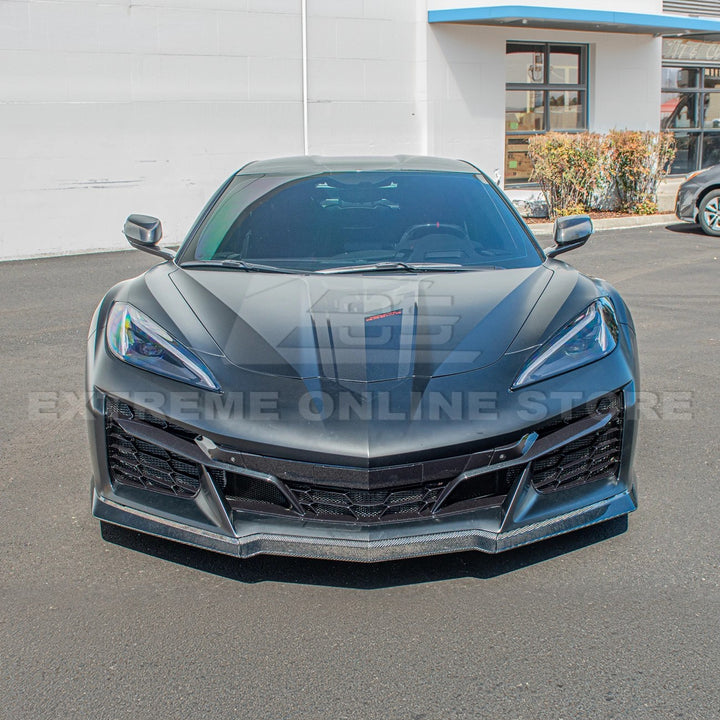 Corvette C8 Z06 / E-Ray DRY CARBON FIBER Front Splitter [Z07 Package]