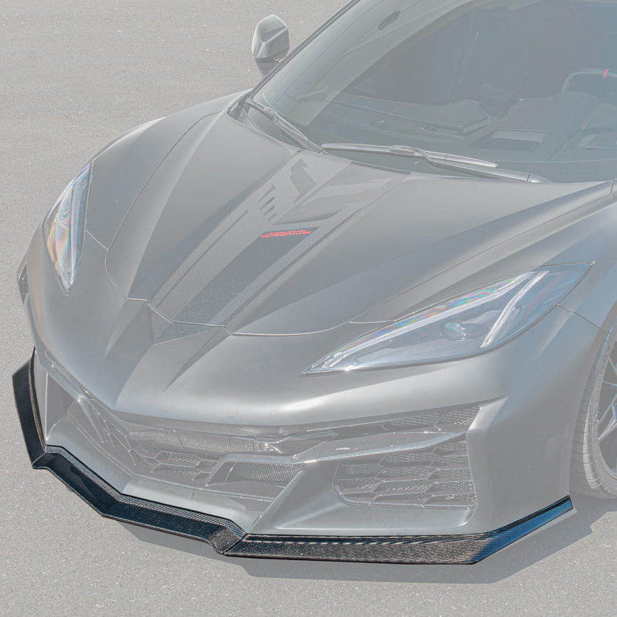 Corvette C8 Z06 / E-Ray DRY CARBON FIBER Front Splitter [Z07 Package]