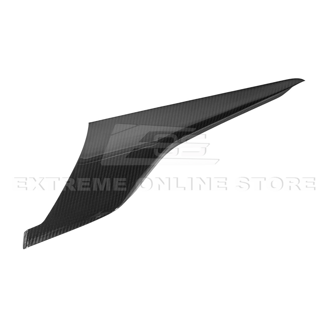 Corvette C8 DRY CARBON FIBER Center Console Side Upper Trim Cover