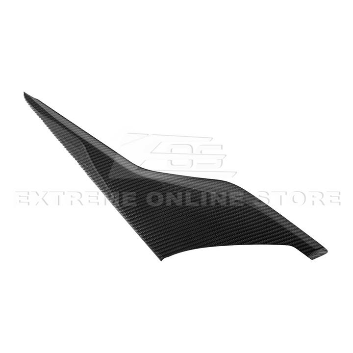 Corvette C8 DRY CARBON FIBER Center Console Side Upper Trim Cover