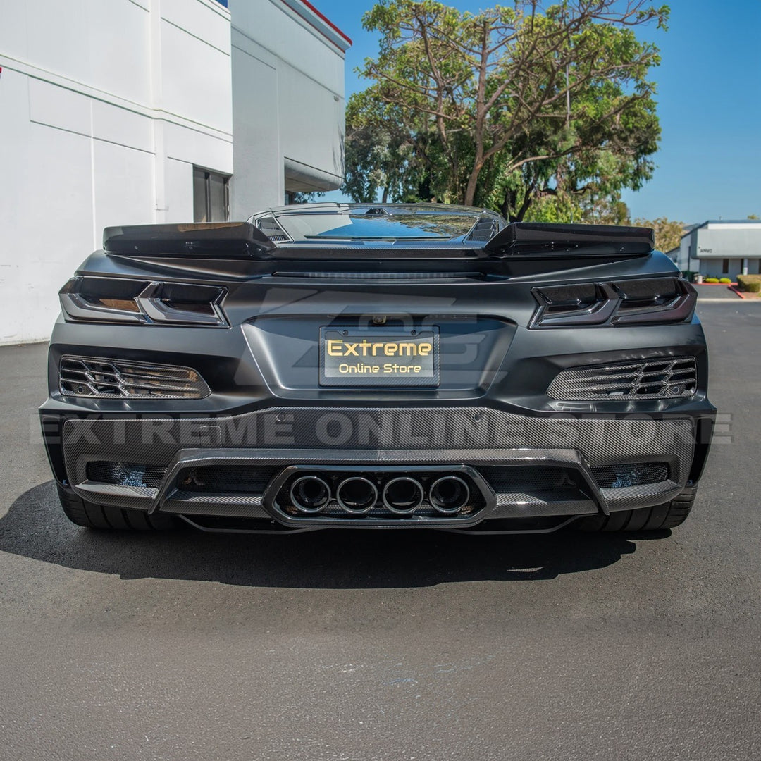 Corvette C8 Z06 / E-Ray DRY CARBON FIBER Rear Diffuser