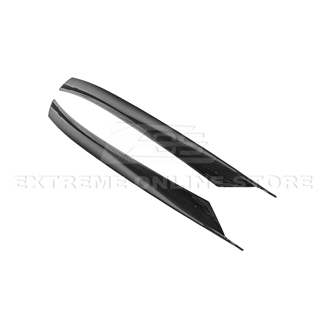Chevrolet Corvette C8 DRY CARBON FIBER Side Window A-Pillar Cover