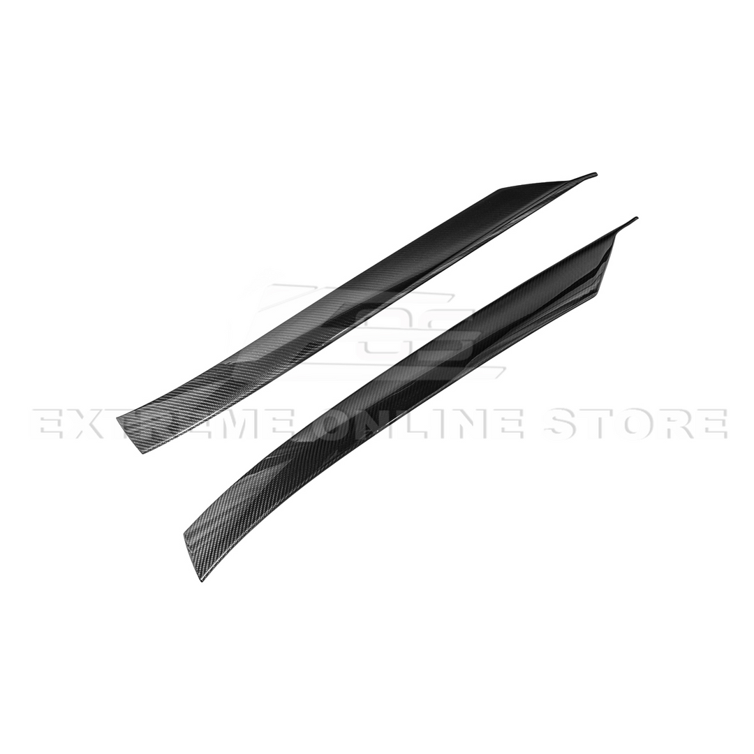Chevrolet Corvette C8 DRY CARBON FIBER Side Window A-Pillar Cover