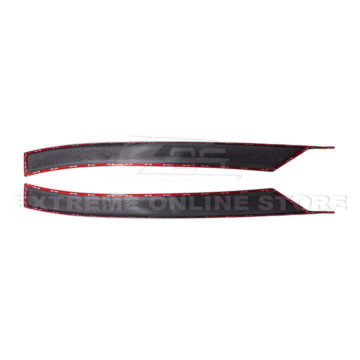 Chevrolet Corvette C8 DRY CARBON FIBER Side Window A-Pillar Cover