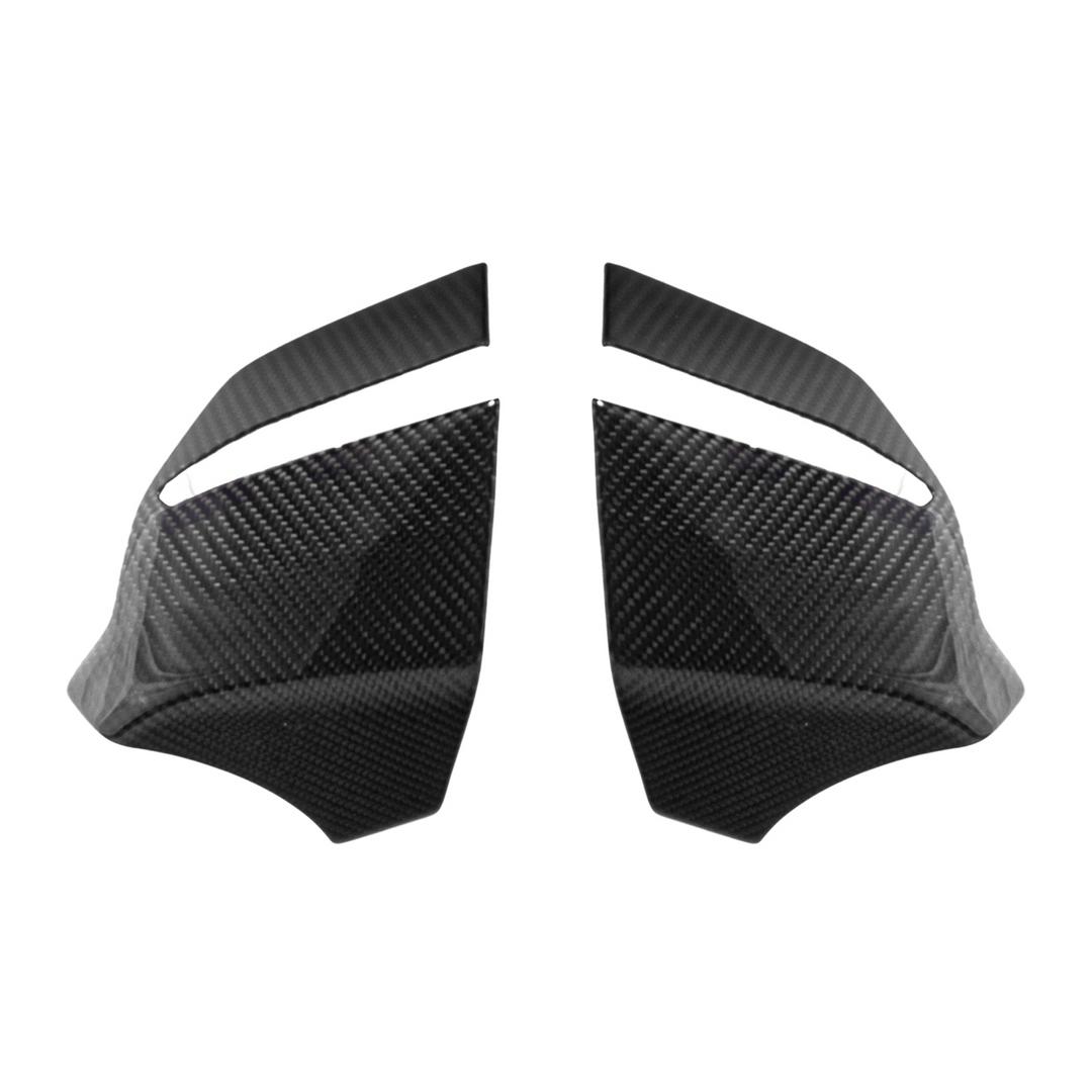 Corvette C8 DRY CARBON FIBER Lower Mirror Covers