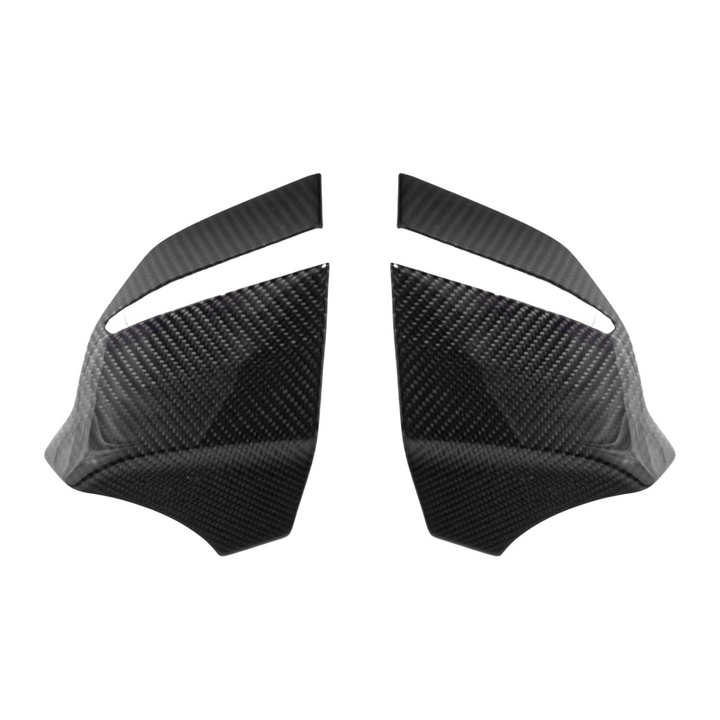 Corvette C8 DRY CARBON FIBER Lower Mirror Covers