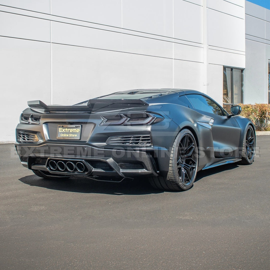 Corvette C8 Z06 / E-Ray DRY CARBON FIBER Rear Diffuser