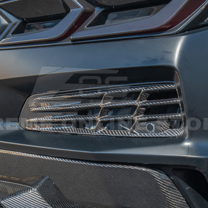 Chevrolet Corvette C8 Z06 DRY CARBON FIBER Rear Bumper Vent