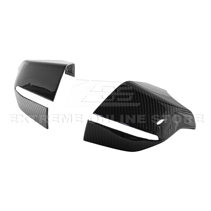 Corvette C8 DRY CARBON FIBER Lower Mirror Covers