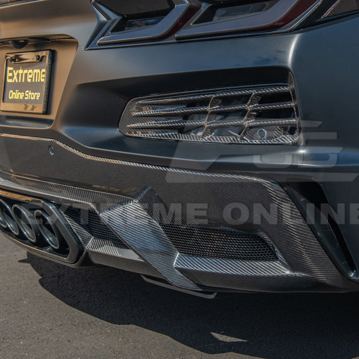 Corvette C8 Z06 / E-Ray DRY CARBON FIBER Rear Diffuser