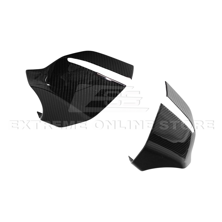 Corvette C8 DRY CARBON FIBER Lower Mirror Covers