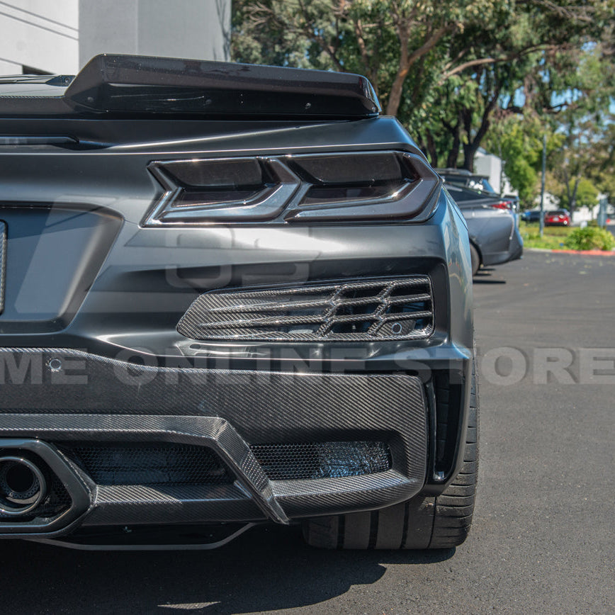 Chevrolet Corvette C8 Z06 DRY CARBON FIBER Rear Bumper Vent