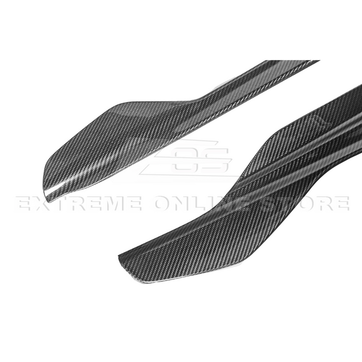 Corvette C8 DRY CARBON FIBER Center Console Side Panel Cover