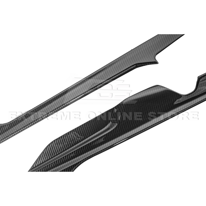 Corvette C8 DRY CARBON FIBER Center Console Side Panel Cover