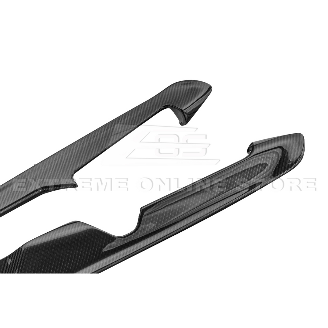 Corvette C8 DRY CARBON FIBER Center Console Side Panel Cover