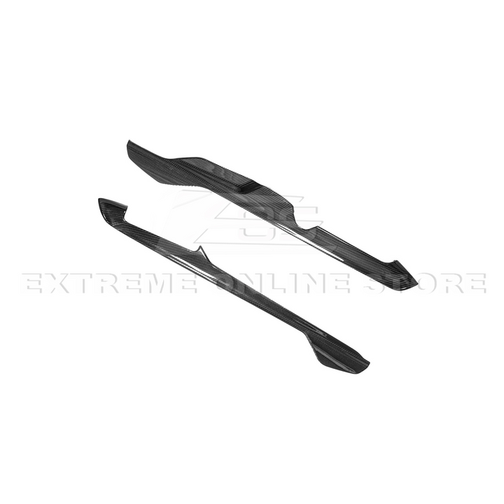 Corvette C8 DRY CARBON FIBER Center Console Side Panel Cover