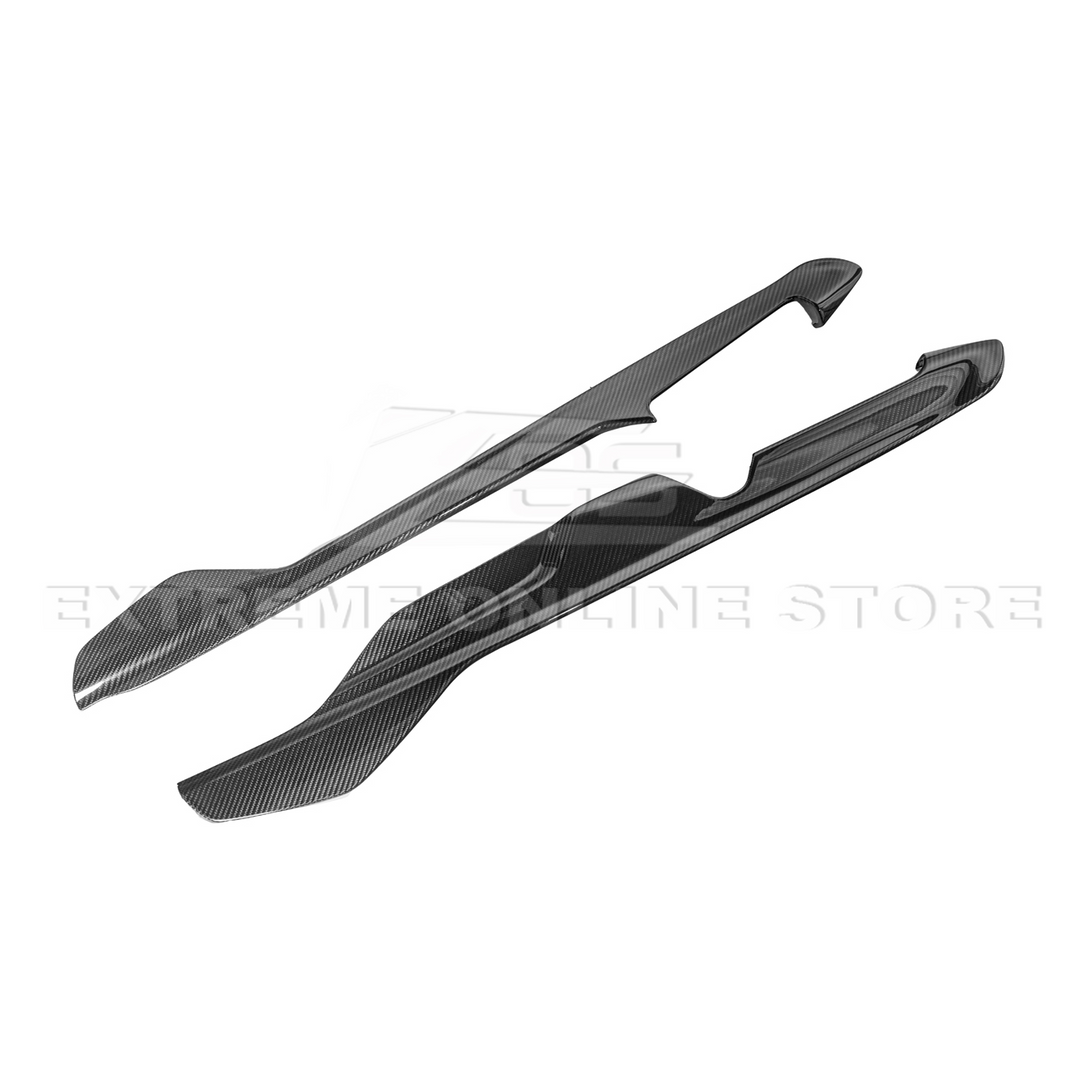 Corvette C8 DRY CARBON FIBER Center Console Side Panel Cover