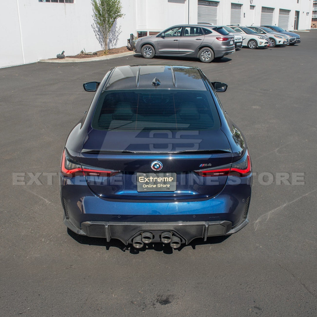 2021-Up BMW G82 M4 Extended Carbon Fiber Rear Trunk Spoiler