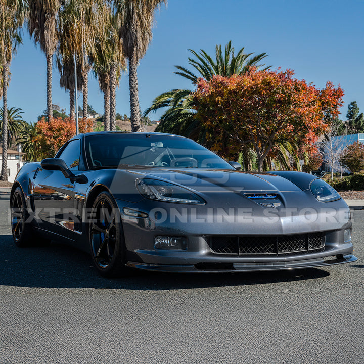 Corvette C6 Grand Sport / Z06 Front Splitter Lip &amp; Side Skirts Rocker Panels