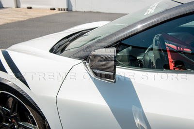 Corvette C8 Carbon Fiber Mirror Covers