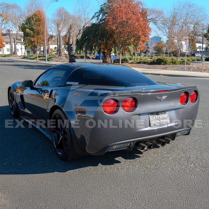 Corvette C6 ZR1 DRY CARBON FIBER Conversion Rear Trunk Spoiler