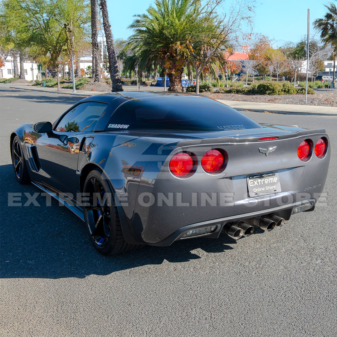 Corvette C6 ZR1 DRY CARBON FIBER Conversion Rear Trunk Spoiler