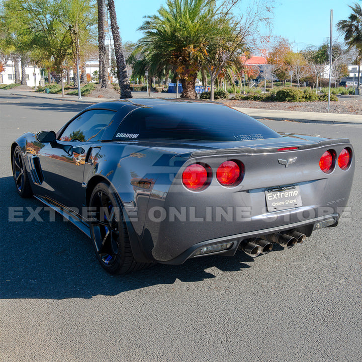Corvette C6 ZR1 DRY CARBON FIBER Conversion Rear Trunk Spoiler