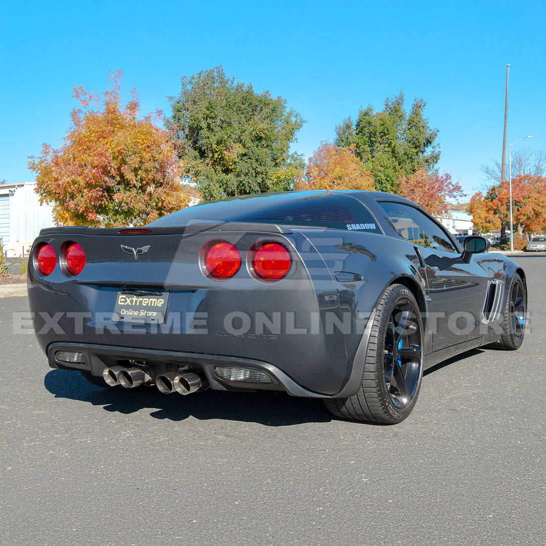 Corvette C6 ZR1 DRY CARBON FIBER Conversion Rear Trunk Spoiler