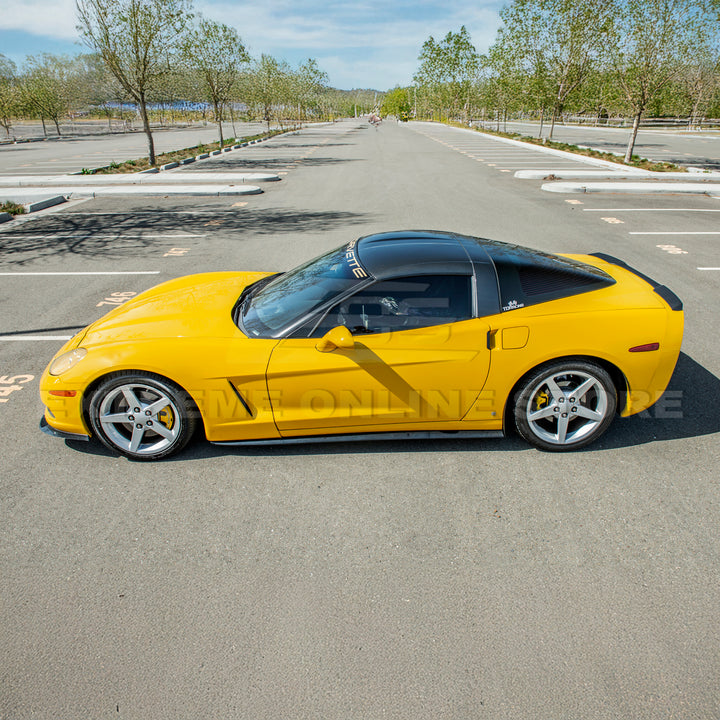 Corvette C6 Base | ZR1 Conversion Front Splitter Lip &amp; Side Skirts Rocker Panels