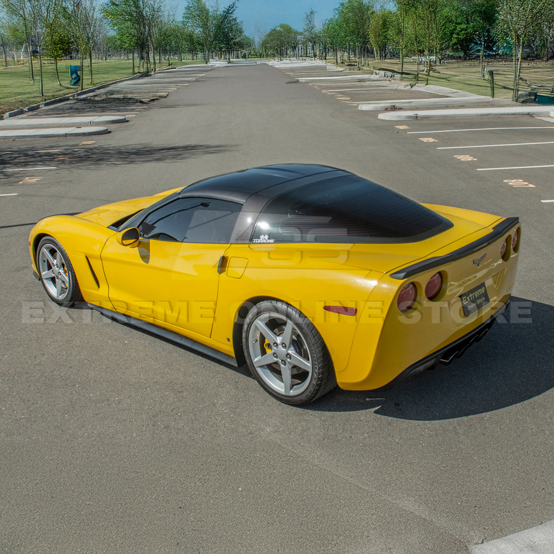 Corvette C6 Base | ZR1 Conversion Front Splitter Lip &amp; Side Skirts Rocker Panels