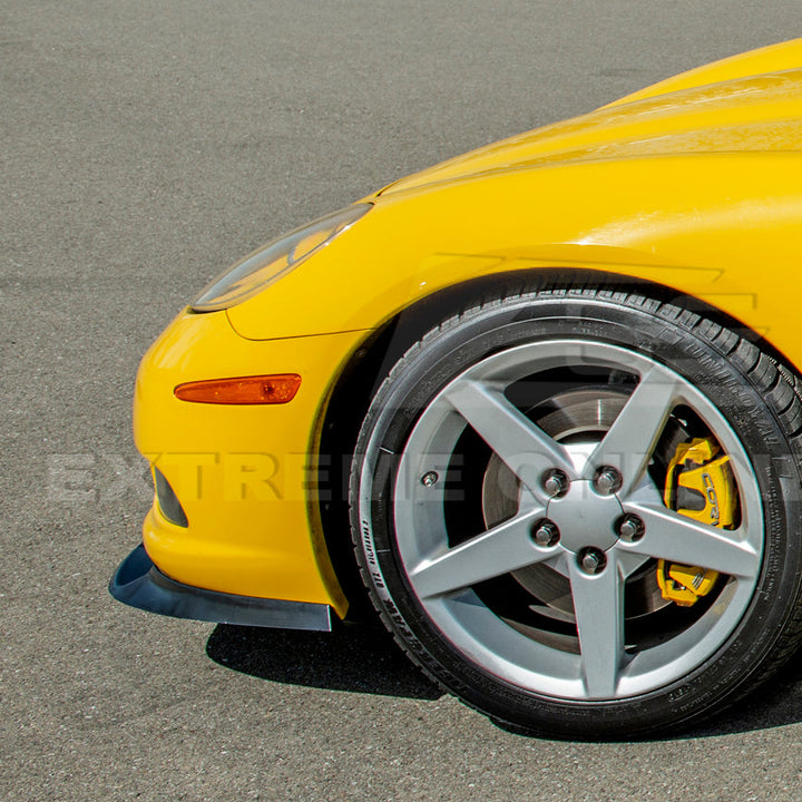 Corvette C6 Base | ZR1 Conversion Front Splitter Lip &amp; Side Skirts Rocker Panels