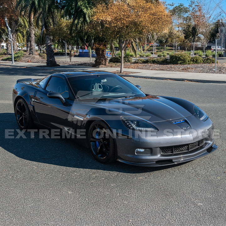 Corvette C6 Grand Sport / Z06 Front Splitter Lip &amp; Side Skirts Rocker Panels