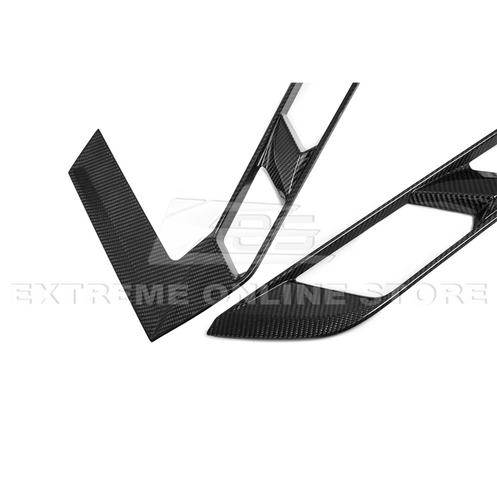 Corvette C8 Coupe DRY CARBON FIBER Rear Hatch Vent