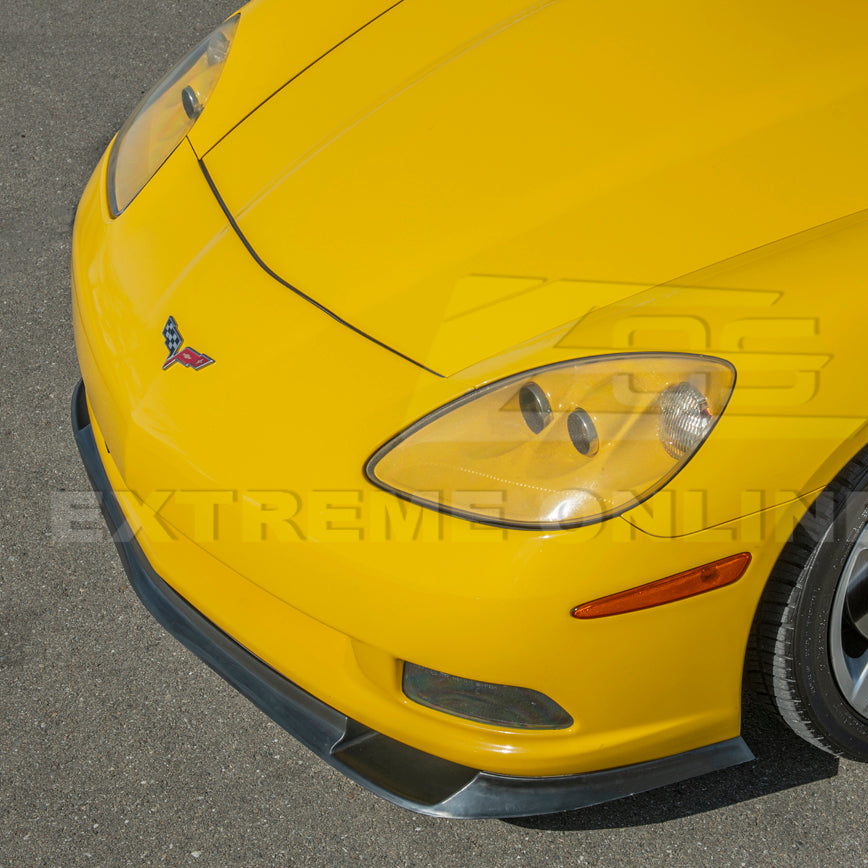 Corvette C6 Base | ZR1 Conversion Front Splitter Lip &amp; Side Skirts Rocker Panels