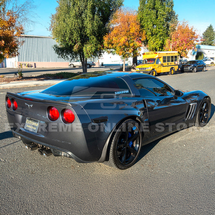 Corvette C6 ZR1 DRY CARBON FIBER Conversion Rear Trunk Spoiler outlet C-26 SPOILER-027-BKCF-C-26