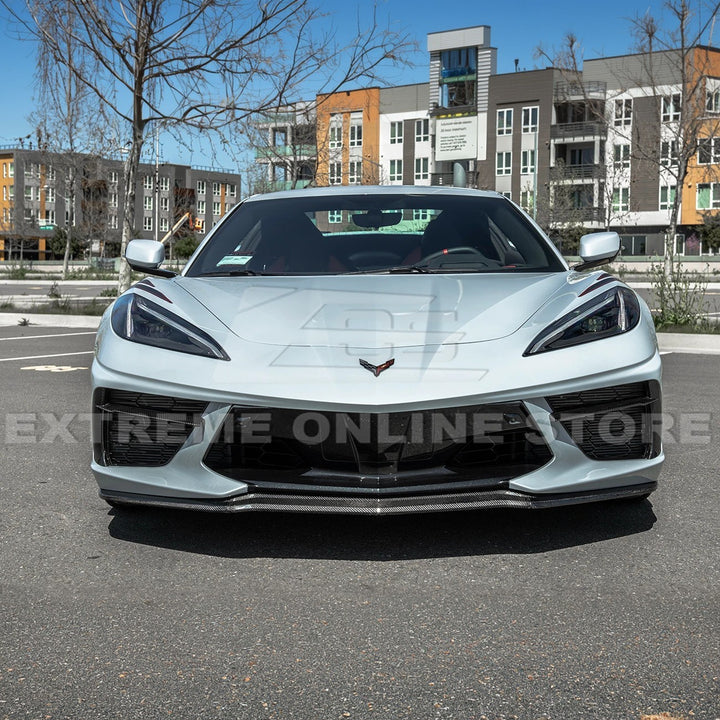 Chevrolet Corvette C8 DRY CARBON FIBER Front Grille Insert