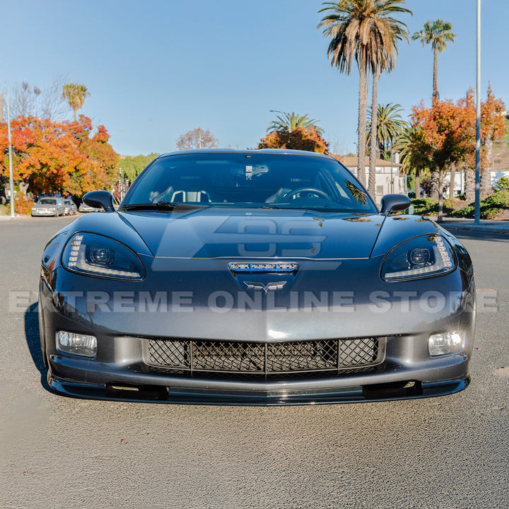 Corvette C6 Grand Sport / Z06 Front Splitter Lip &amp; Side Skirts Rocker Panels
