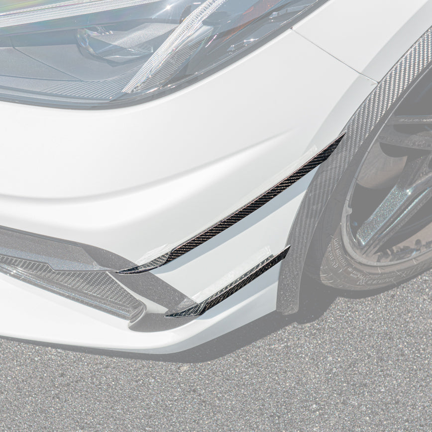 Corvette C8 Side Canards Dive Plane