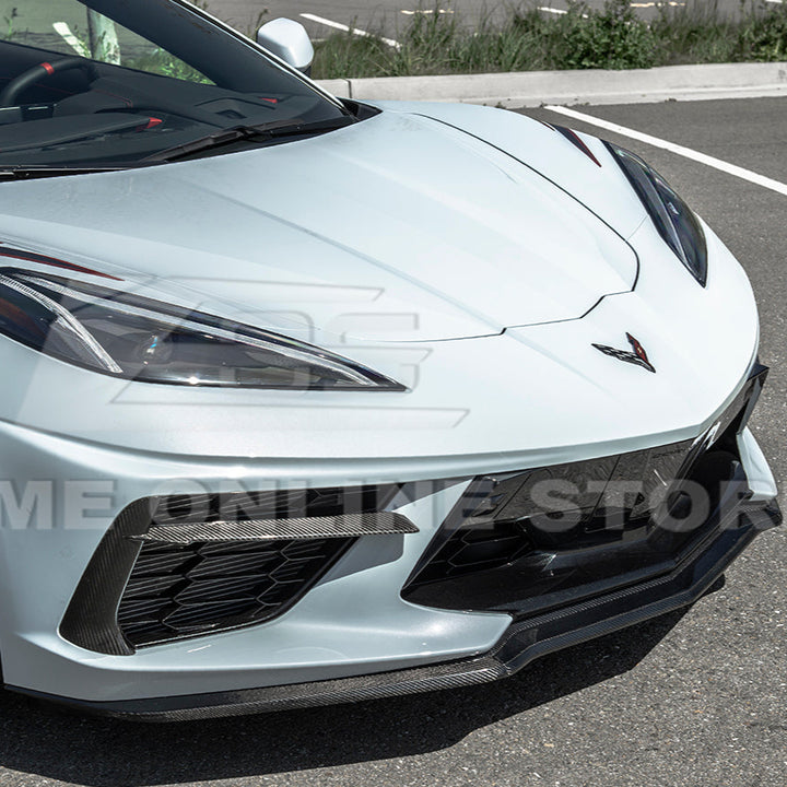 Chevrolet Corvette C8 DRY CARBON FIBER Front Grille Insert