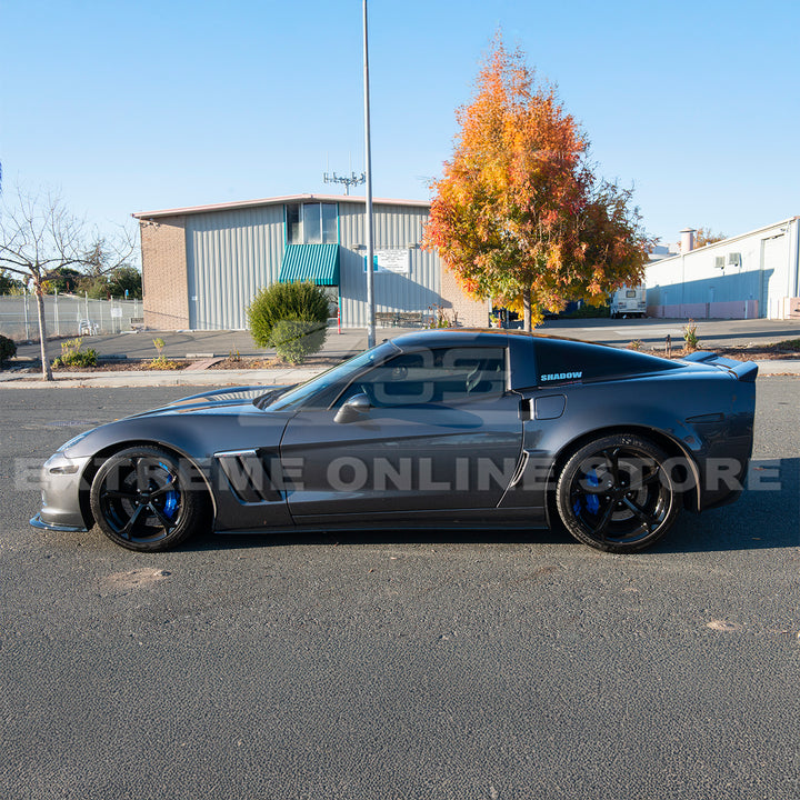 Corvette C6 Grand Sport / Z06 Front Splitter Lip &amp; Side Skirts Rocker Panels