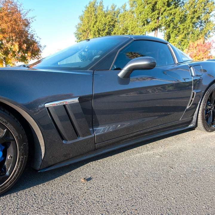 Corvette C6 Grand Sport / Z06 / ZR1 Side Skirts Rocker Panels