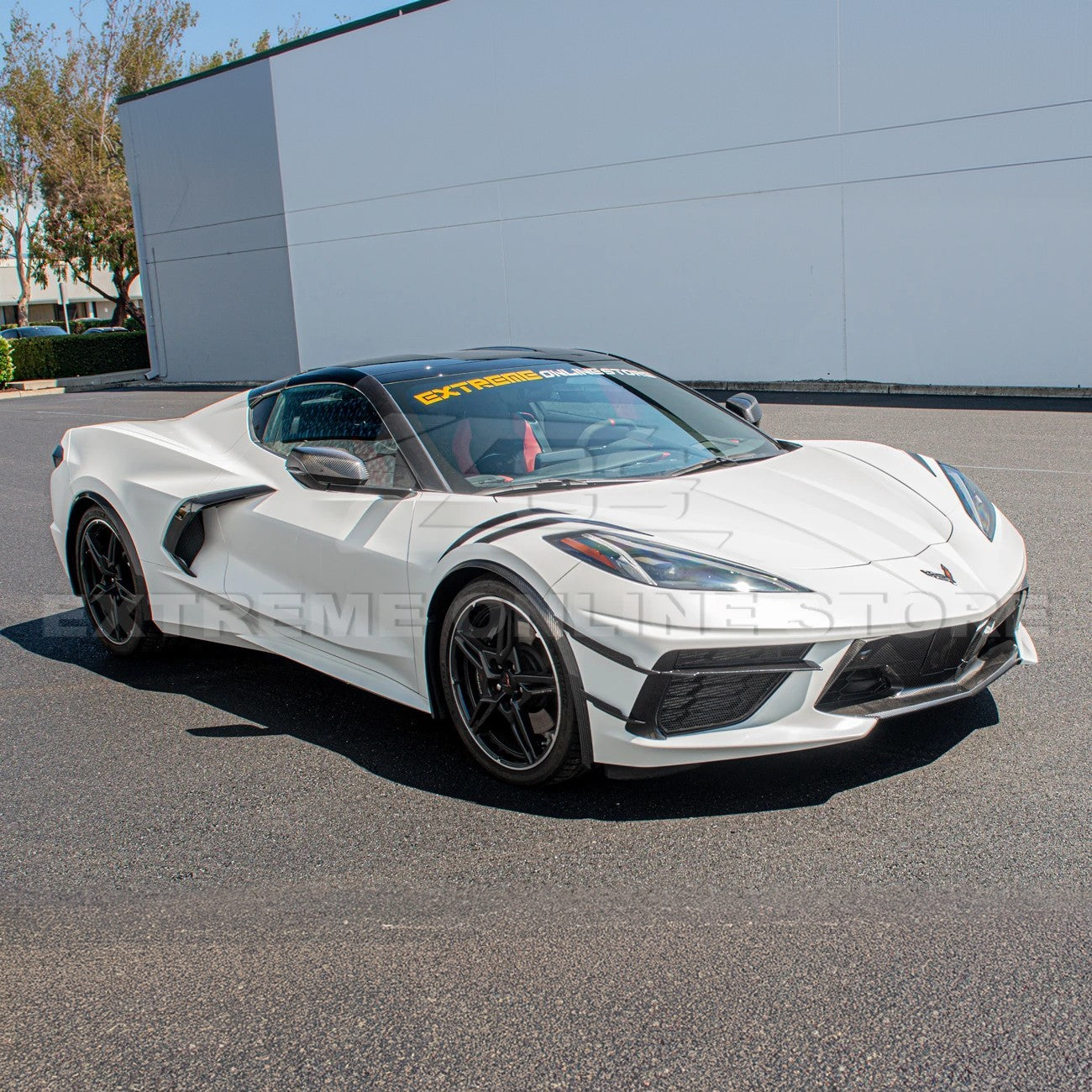 Corvette C8 Side Canards Dive Plane