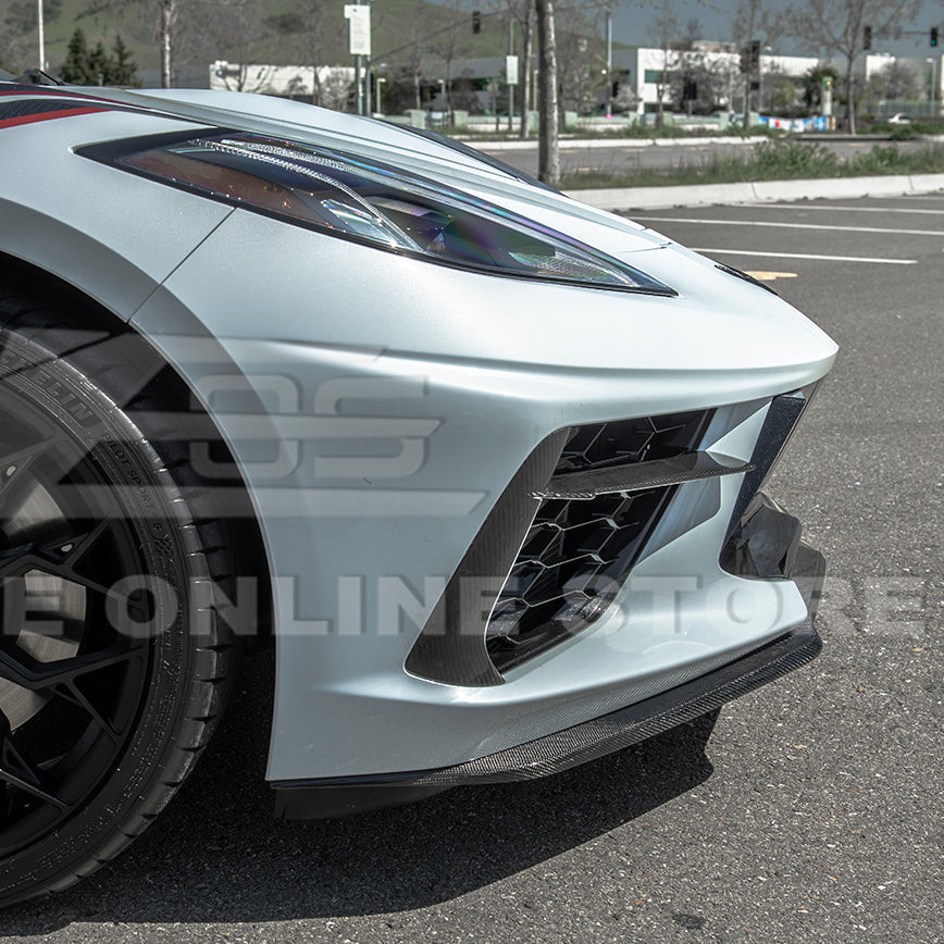 Chevrolet Corvette C8 DRY CARBON FIBER Front Grille Insert