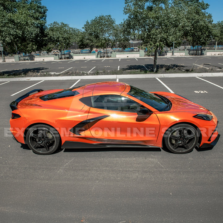 Chevrolet Corvette C8 DRY CARBON FIBER 5VM Side Skirts