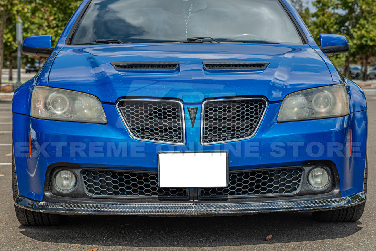 2008-09 Pontiac G8 Carbon Fiber Front Bumper Lip Splitter