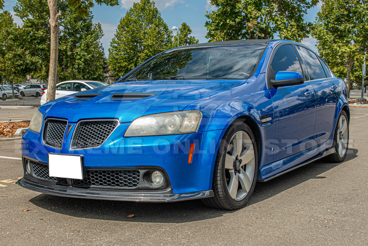 2008-09 Pontiac G8 Carbon Fiber Front Splitter &amp; Side Skirts