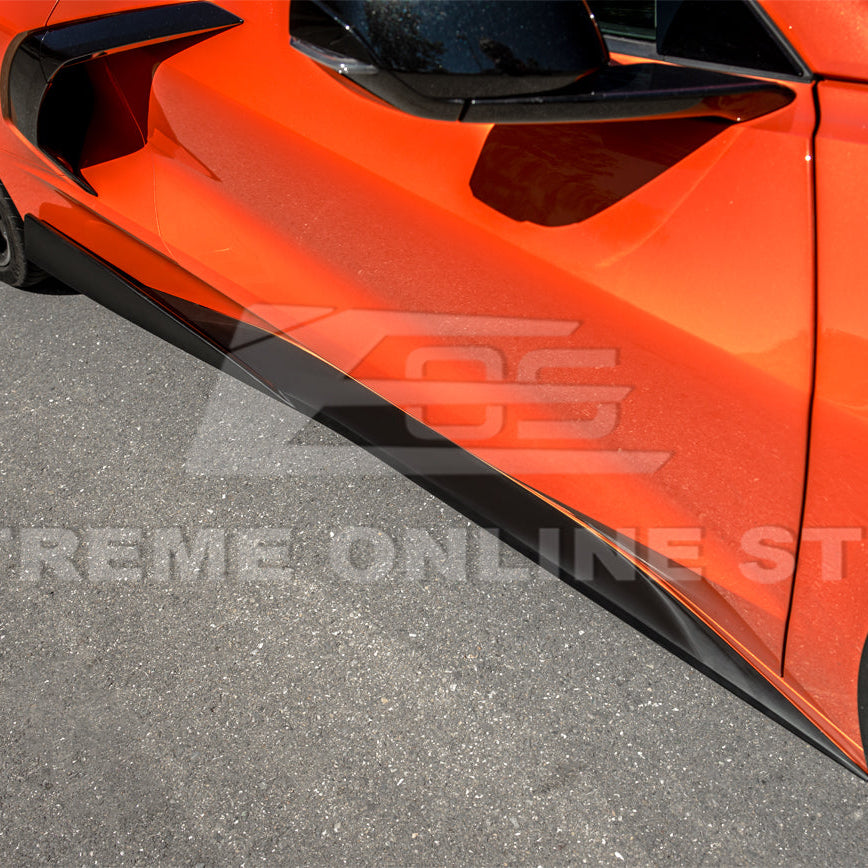 Chevrolet Corvette C8 DRY CARBON FIBER 5VM Side Skirts