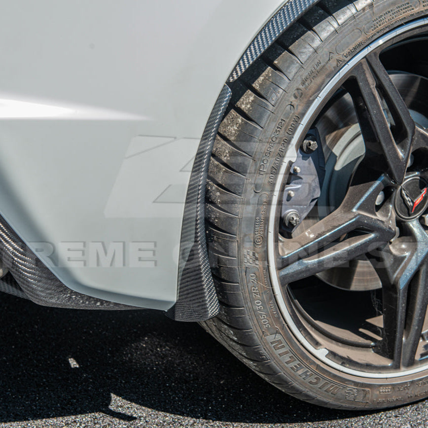 Chevrolet Corvette C8 XL Extended Front & Rear Splash Guard