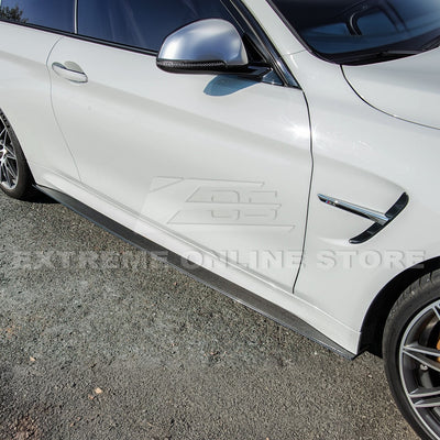 2015-20 BMW F82 M4 Carbon Fiber Front Splitter & Side Skirts